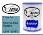 Preview: Porsche, Minerva Blue Metallic, L304 / LM5Y: 500ml Lackdose, von ATW Autoteile West.